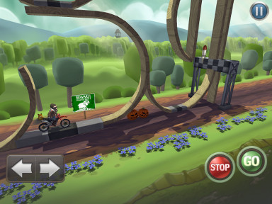 screenshot of bike baron